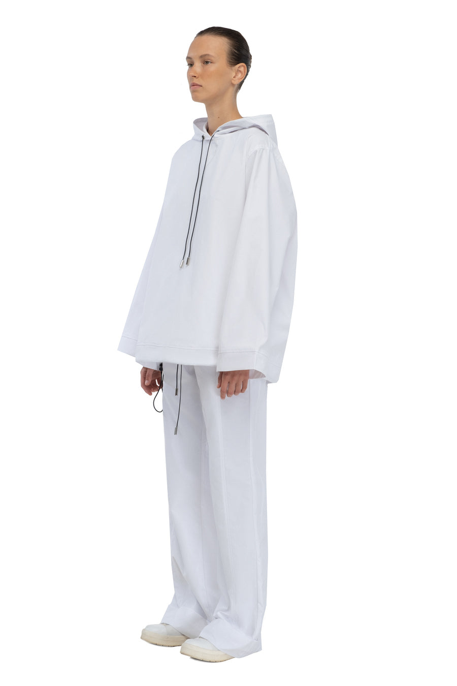 White Flared Trousers Tracksuit