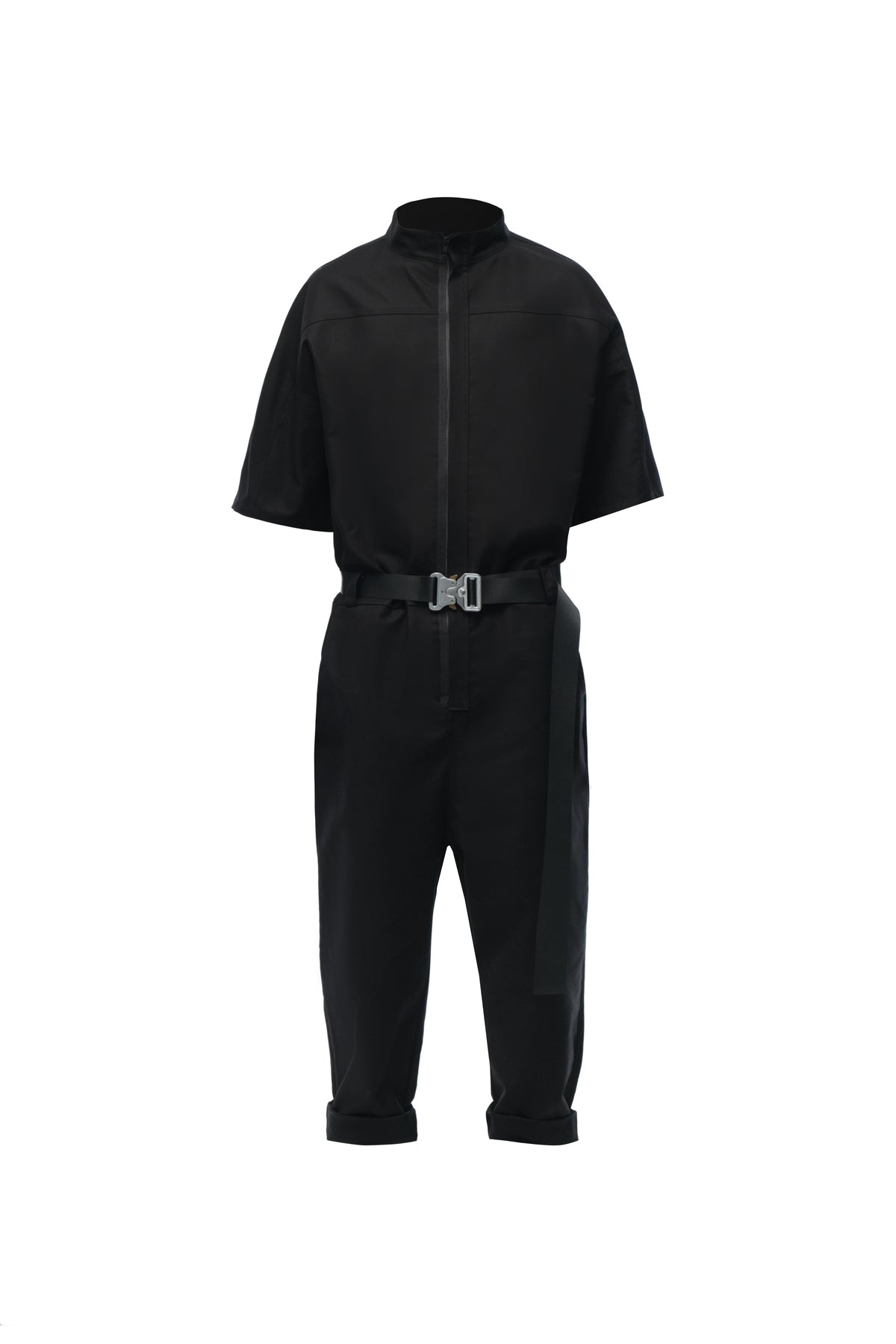 Black Belted Jumpsuit