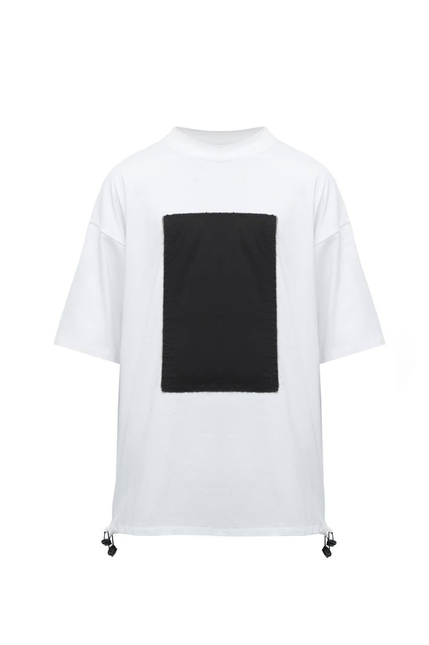 White T-Shirt "Black Square"