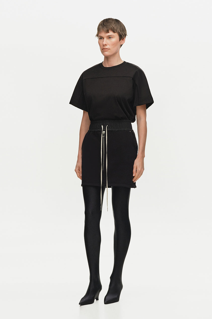 Black Two-Pocket Miniskirt