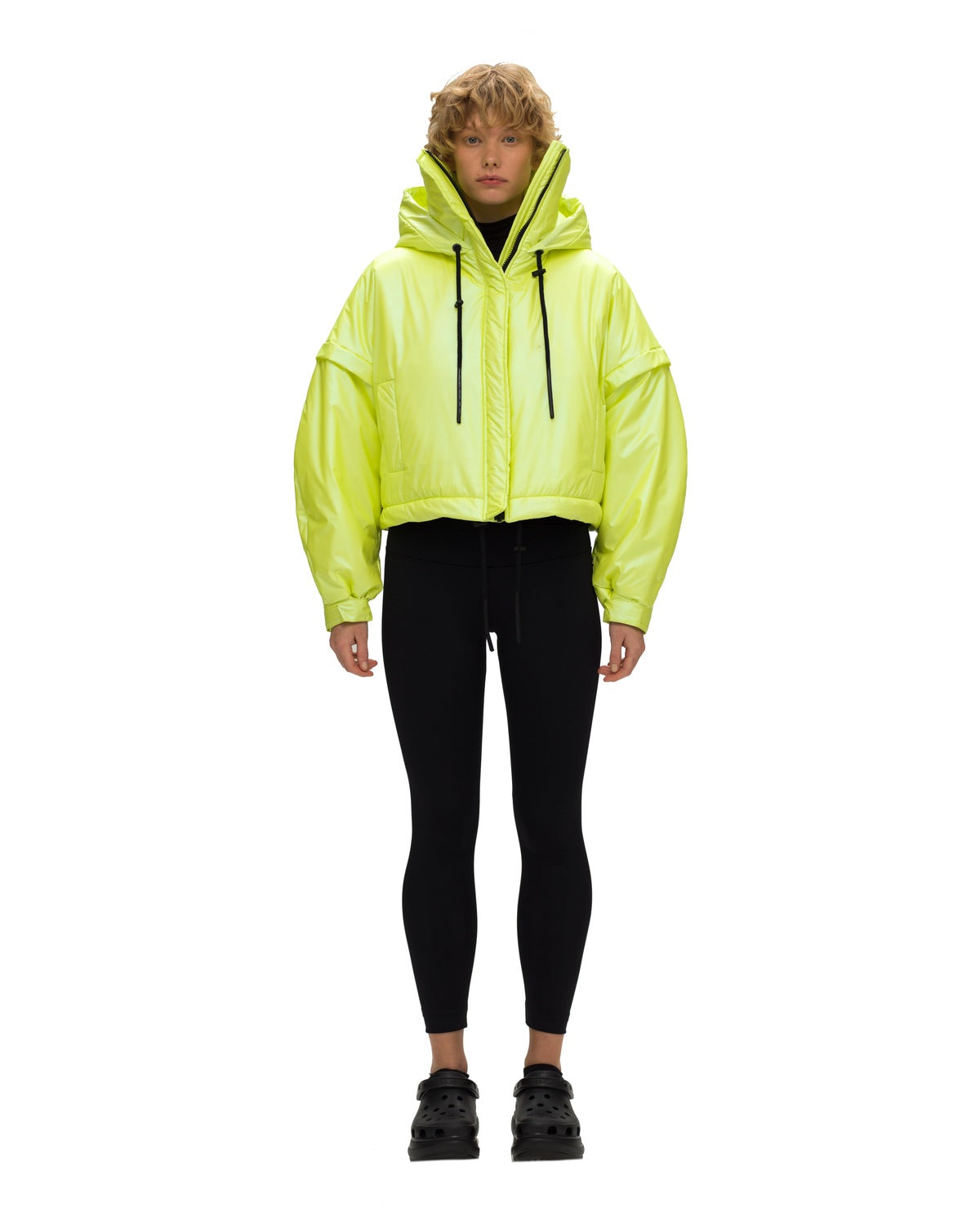 Neon Short Puffer Jacket